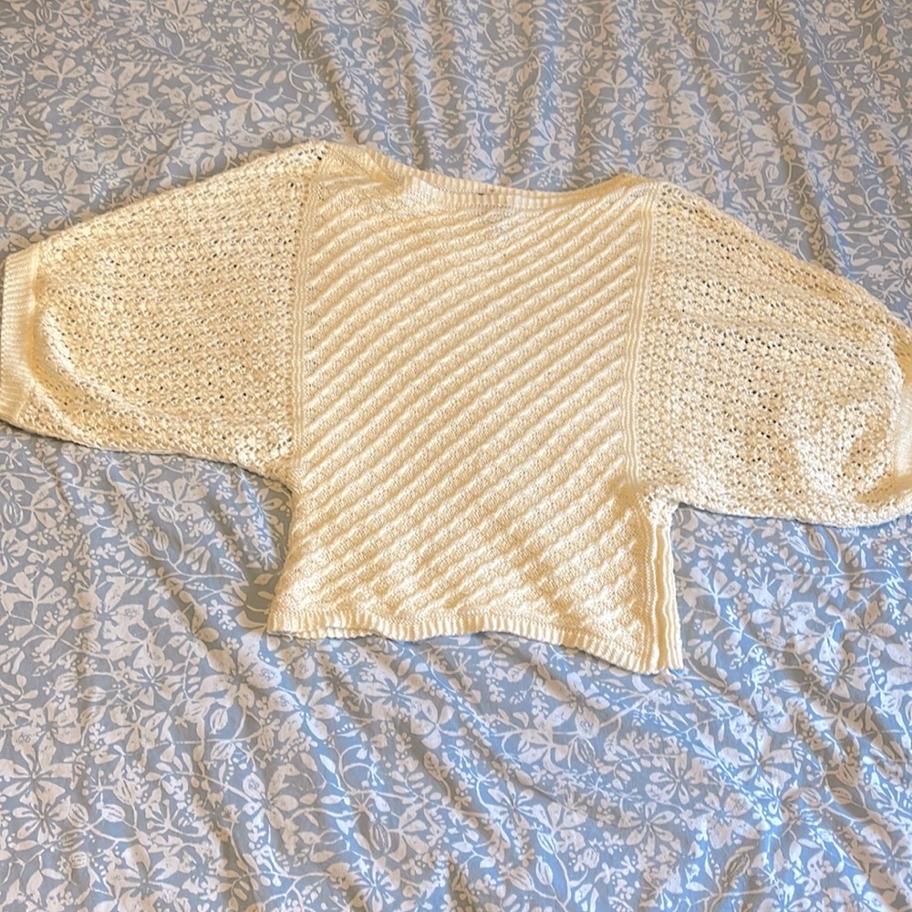 Crochet sweater top
